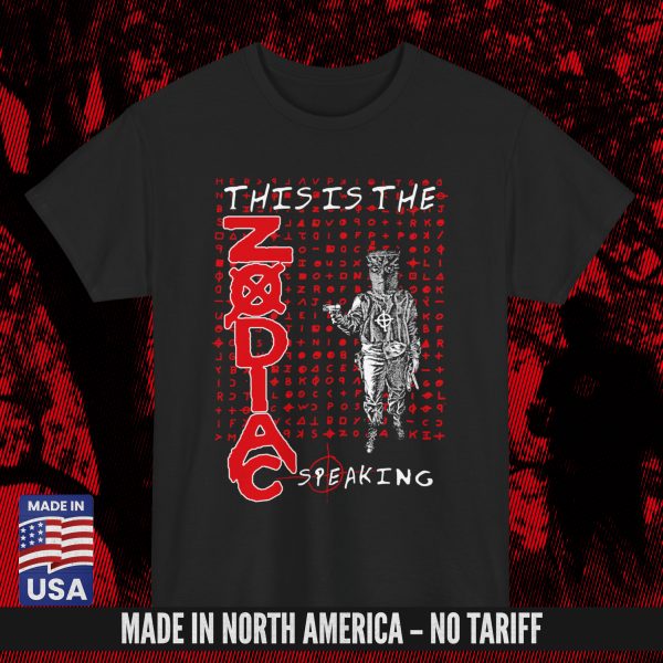 THIS IS THE ZODIAC SPEAKING T-SHIRT BLACK (S – 5XL) (ON DEMAND) - NORTH AMERICA