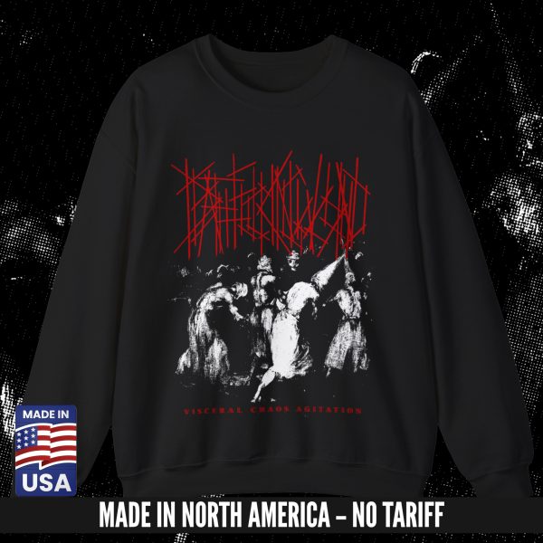DEATHFUCKINGWOUND "Visceral Chaos Agitation" CREWNECK BLACK (S-3XL) (ON DEMAND) - NORTH AMERICA
