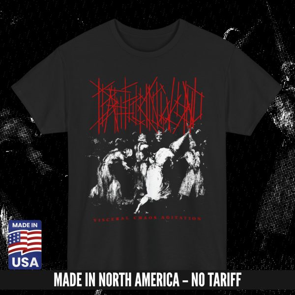 DEATHFUCKINGWOUND “Visceral Chaos Agitation” T-SHIRT BLACK (S – 5XL) (ON DEMAND) - NORTH AMERICA