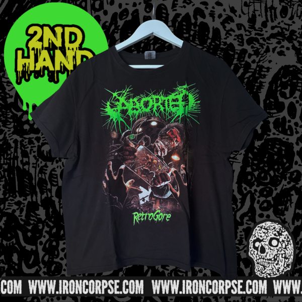ABORTED "Retrogore" T-SHIRT size L