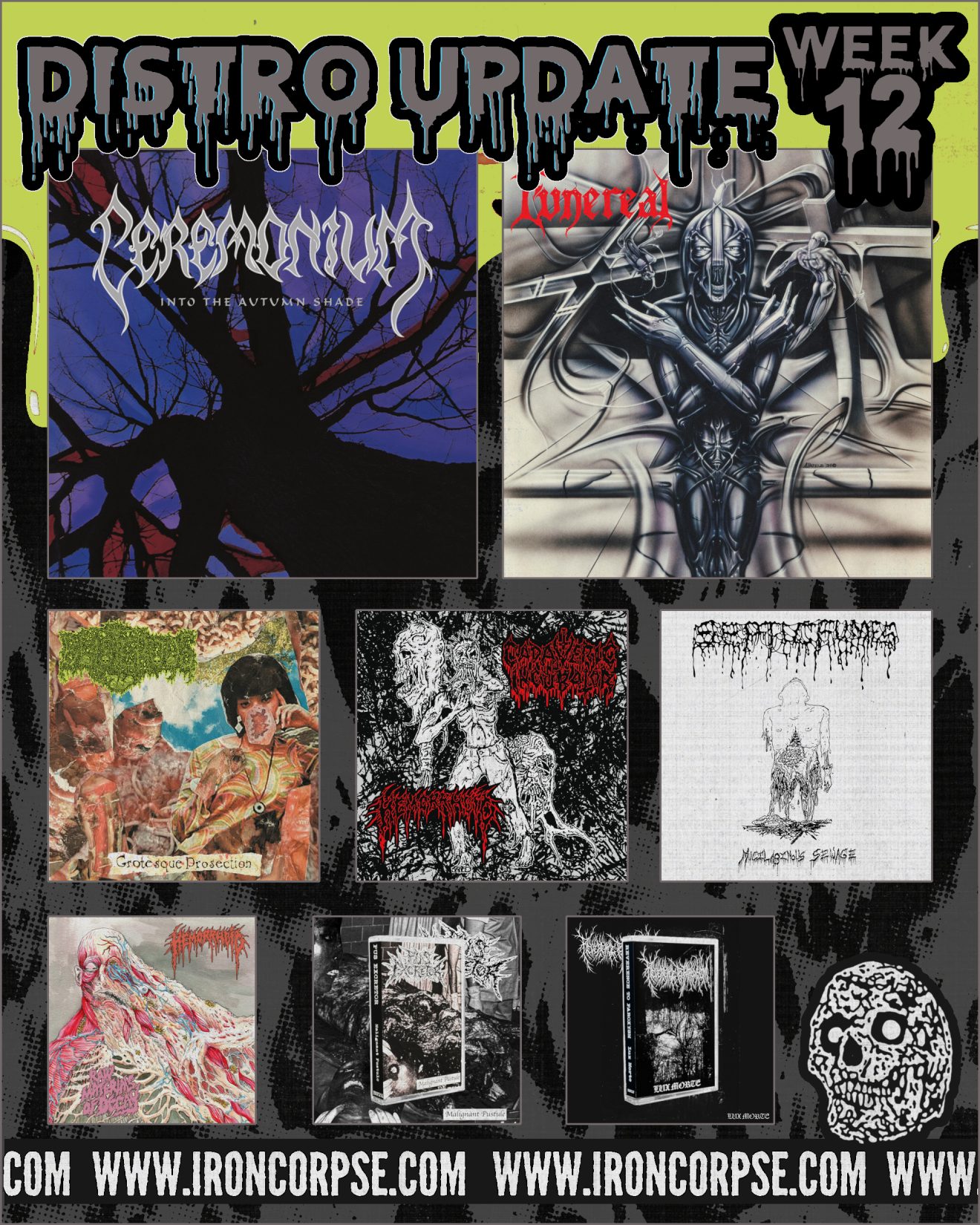 DISTRO UPDATE: WEEK 12 – EXTREMELY ROTTEN – Iron Corpse
