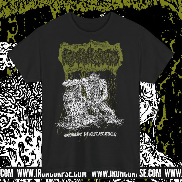 GANGRENATED "Demise Profanation" T-SHIRT BLACK (S-5XL) (ON DEMAND)