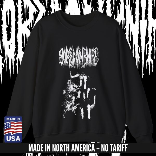 BOREDOM KNIFE CREWNECK BLACK (S-3XL) (ON DEMAND) - NORTH AMERICA