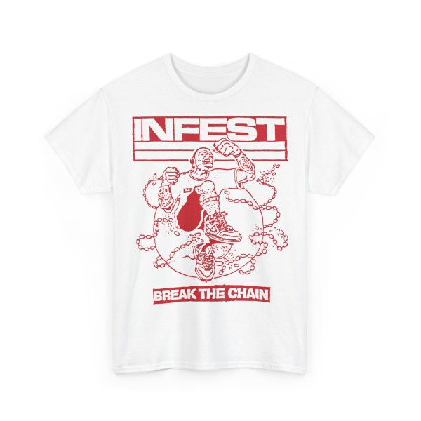 BREAK THE CHAIN T-SHIRT WHITE (S-5XL) (ON DEMAND)