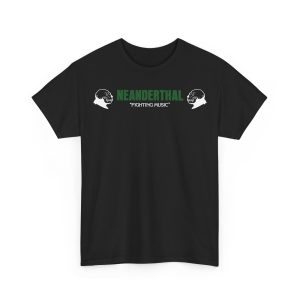 NEANDERTHAL T-SHIRT BLACK (S-5XL) (ON DEMAND)