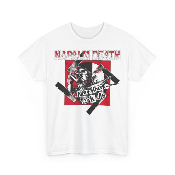 NAZI PUNKS FUCK OFF T-SHIRT WHITE (S - 5XL) (ON DEMAND)