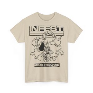BREAK THE CHAIN T-SHIRT SAND (S-3XL) (ON DEMAND)