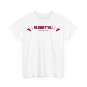 NEANDERTHAL T-SHIRT WHITE (S-5XL) (ON DEMAND)
