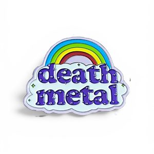 DEATH METAL ENAMEL/METAL PIN