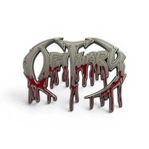 OBITUARY logo ENAMEL/METAL PIN