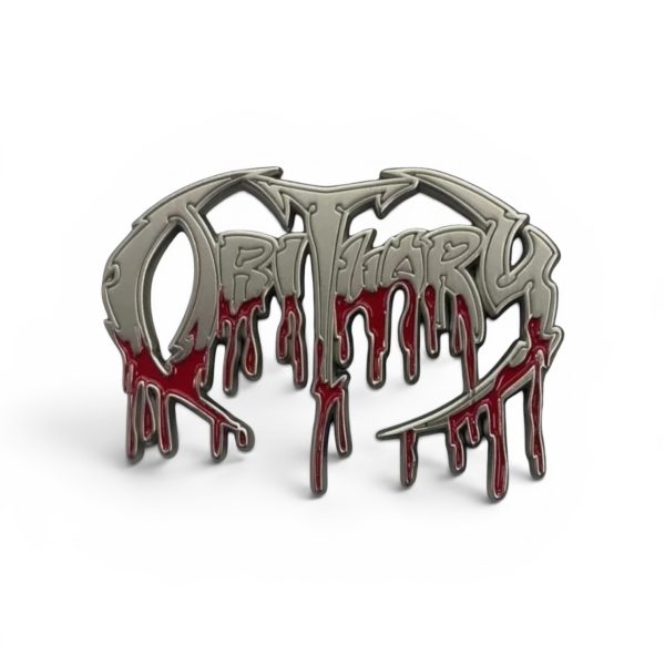 OBITUARY logo ENAMEL/METAL PIN