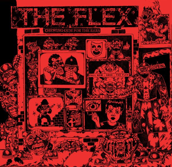THE FLEX "Chewing Gum For The Ears" LP (BLUE VINYL)