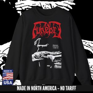 FUNEBRE “Cranial Torment” CREWNECK BLACK (S-3XL) (ON DEMAND) - NORTH AMERICA