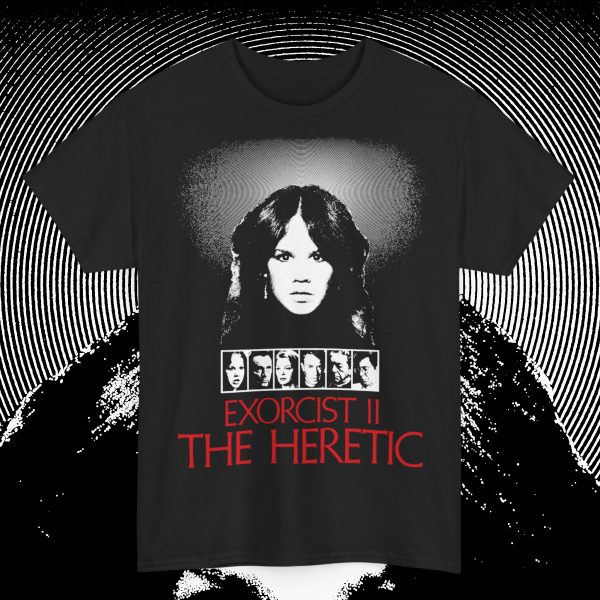 EXORCIST II - THE HERETIC T-SHIRT BLACK (S-5XL) (ON DEMAND)