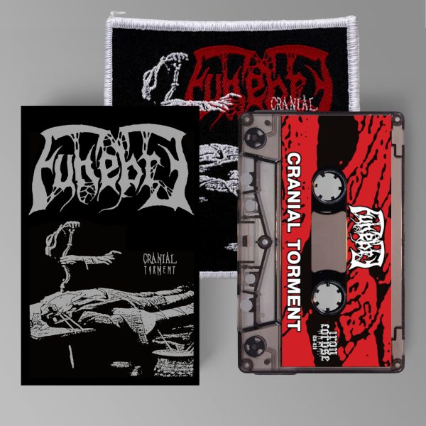 ICA-028 FUNEBRE "Cranial Torment" CASSETTE DELUXE BOX w/PATCH (SECOND PRESS LTD.20)