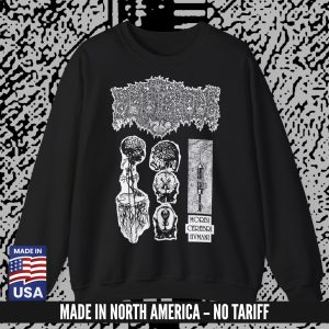 BLISTEROUS “Morbi Cerebri Humani” CREWNECK BLACK (S-3XL) (ON DEMAND) - NORTH AMERICA