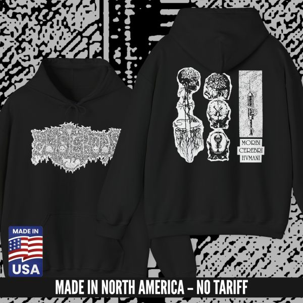BLISTEROUS “Morbi Cerebri Humani” HOODIE BLACK (S-5XL) (ON DEMAND) - NORTH AMERICA